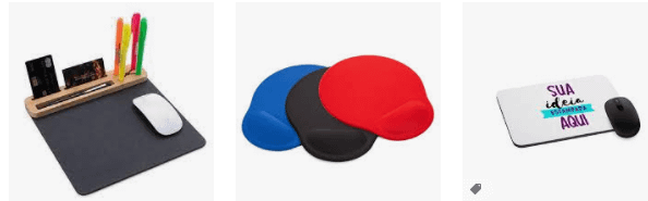 Mouse pad com carregador personalizado