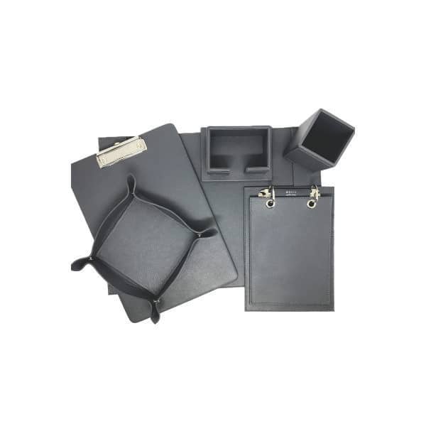 Organizador de Mesa Em Couro para Escritório Personalizado