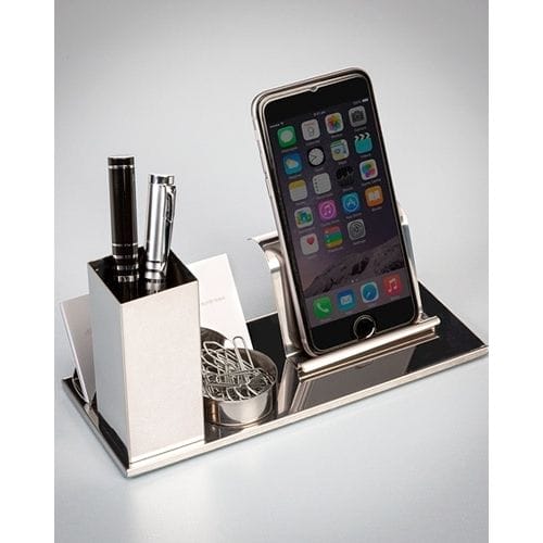 Porta clips personalizado com porta caneta