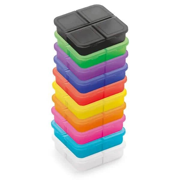 Porta Comprimidos com Interiores Extraíveis