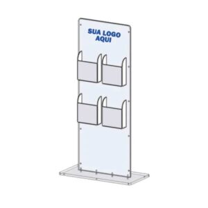 Porta Catalogo de Chão Personalizado