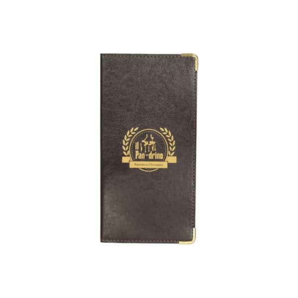 Porta Conta Comanda em Couro Sintético Rústico