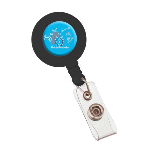 Porta Crachá Retrátil para Brinde Personalizado