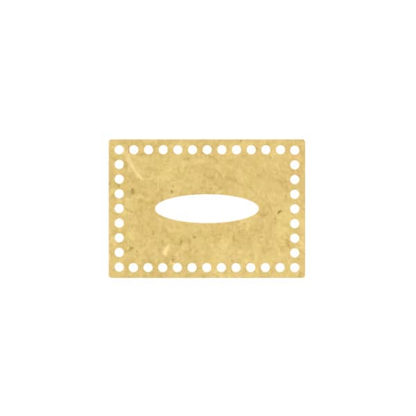 Porta Lenço de Crochê Personalizado