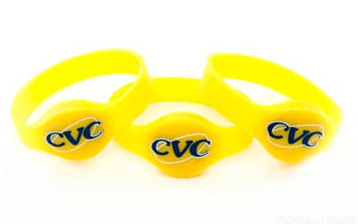 Pulseira de silicone com chip RFID NFC