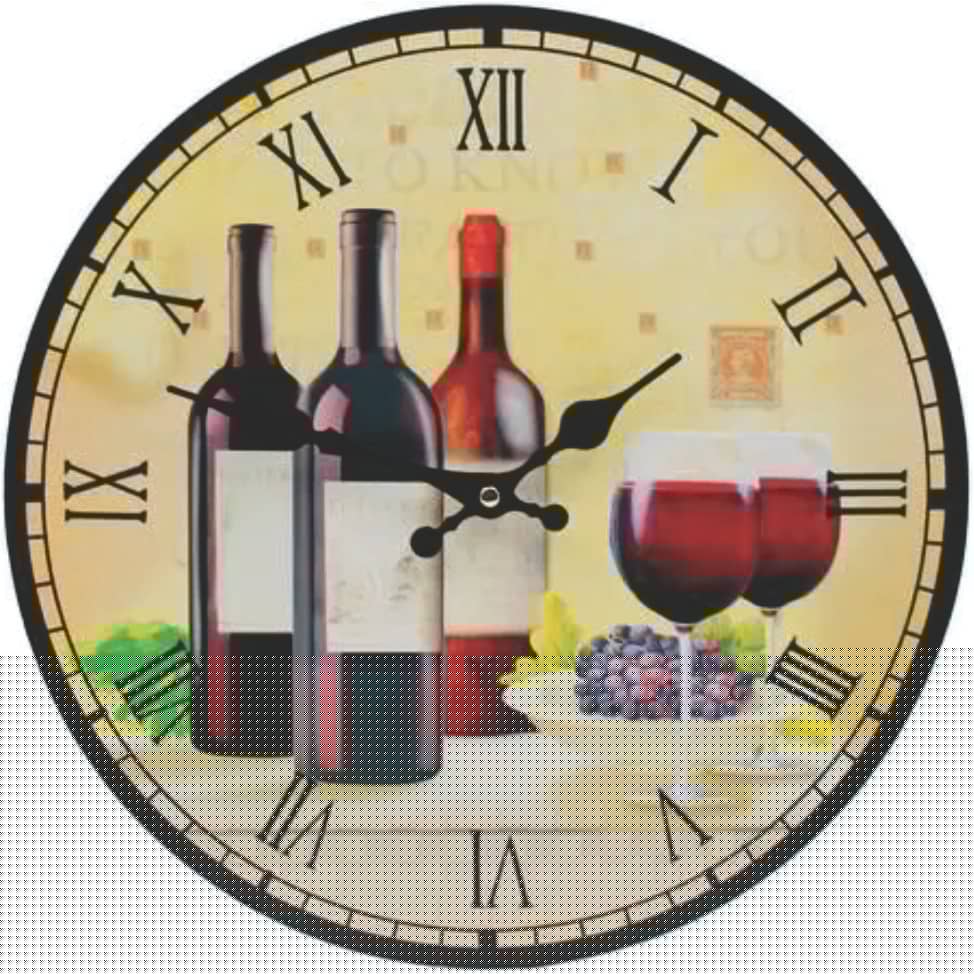 Relógio de Parede Vinho