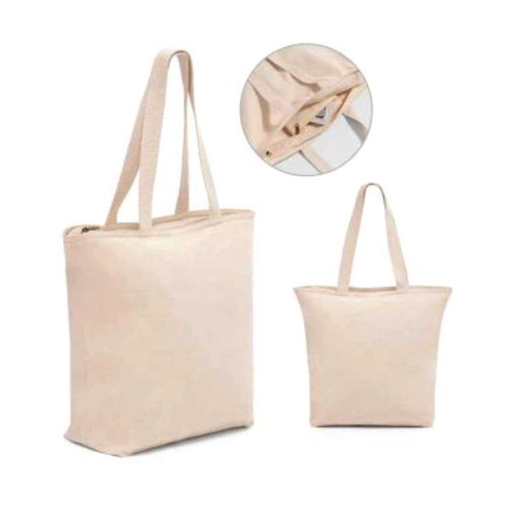 Sacola de Algodão com Fecho