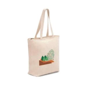 Sacola de Algodão com Fecho