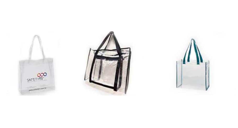 Sacola em PVC Transparente Personalizada