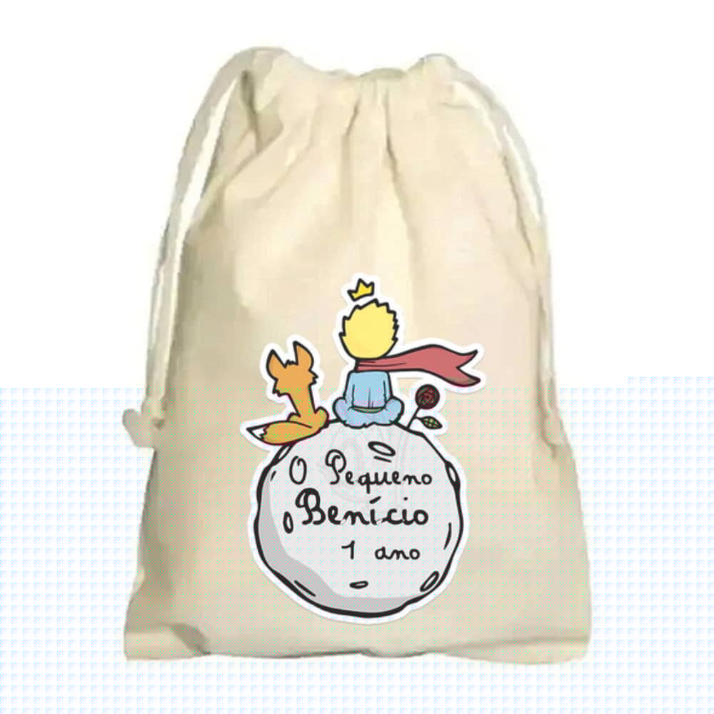 Saquinho De Algodão Cru Personalizado Ecologico