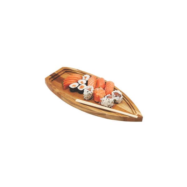 Tábua de Sushi Madeira Maciça Personalizada