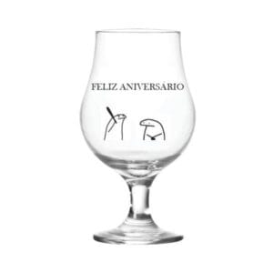 Taça Dublin Cerveja 400 ml Gravação com Cores