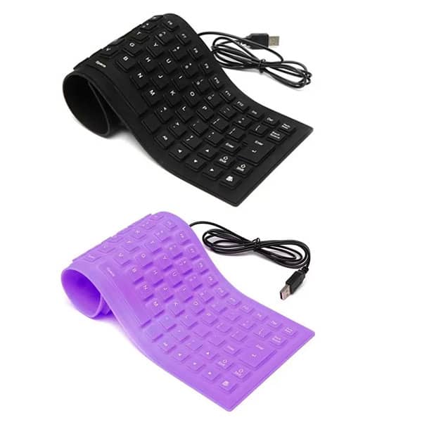 Teclado de Borracha Flexível