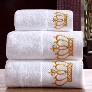 Toalha personalizada para hotel
