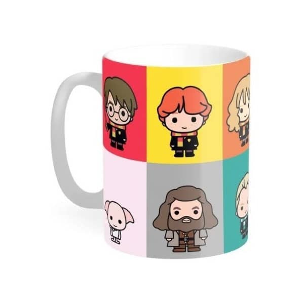 Xícara Harry Potter Desenhos Cute Chibi – Mega Oferta