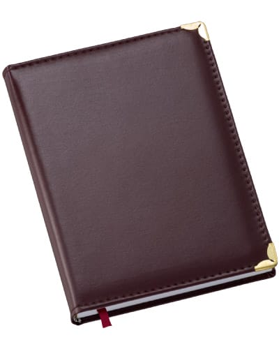 Agendas com capa de couro