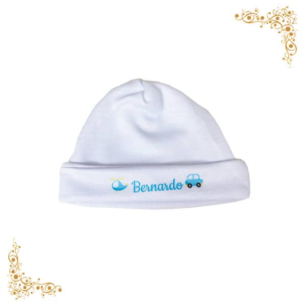 Touca para bebê personalizada