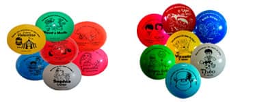 Bola de vinil personalizada atacado