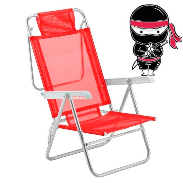 Cadeiras de praia brinde personalizada