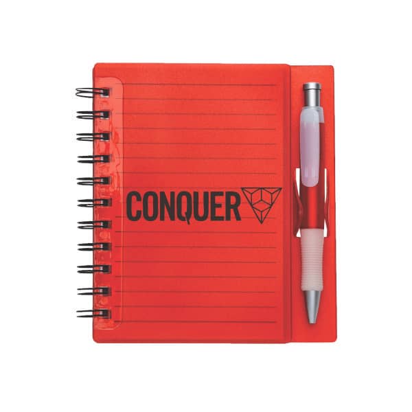 Caderno com Caneta