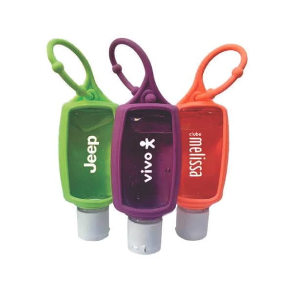 kit de brinde com álcool em gel