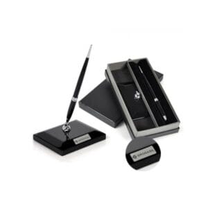 Kit Porta Cartão e Caneta Tinteiro Personalizado