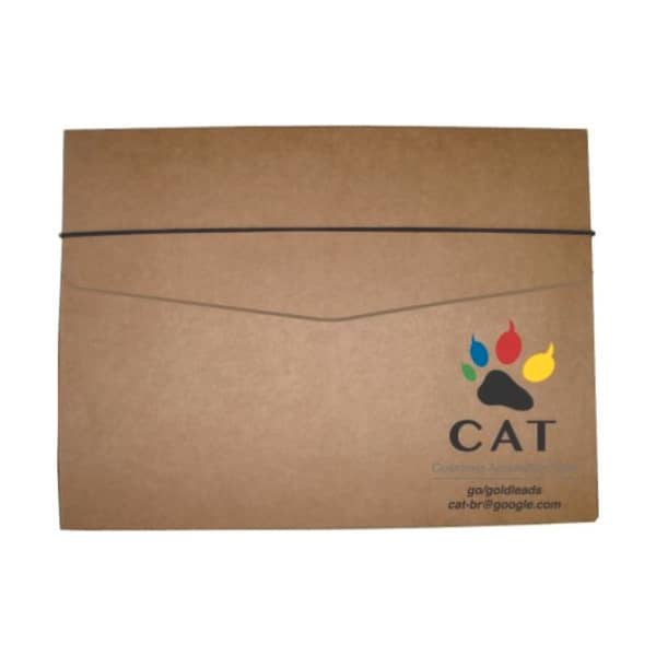 Pasta Personalizada Ecológica com Elástico