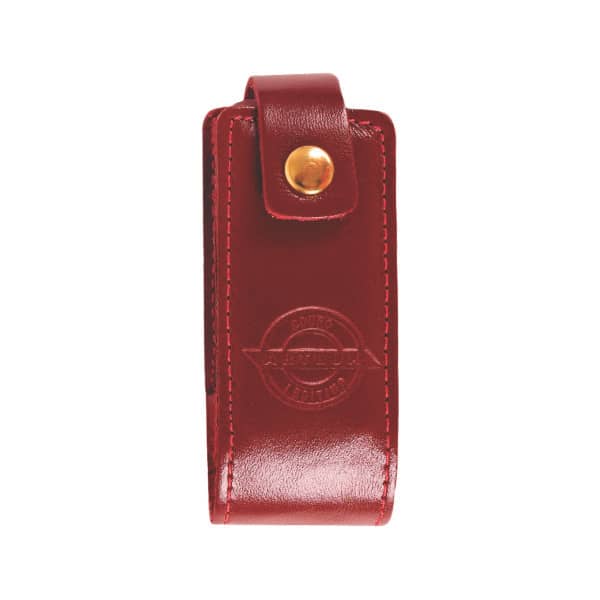 Porta-Batom Unitário em Couro Colorido