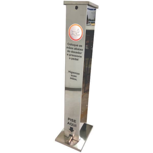 Totem Display Suporte Álcool Gel Personalizado