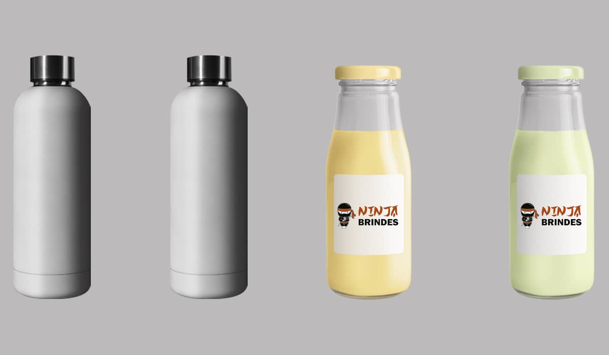 Qual a diferença entre garrafa e squeeze?